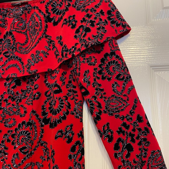 WOW !!! NWT - STUNNING EVENING TOP- OFF THE SHOULDER HOT !!  Stretch  L - Picture 14 of 16